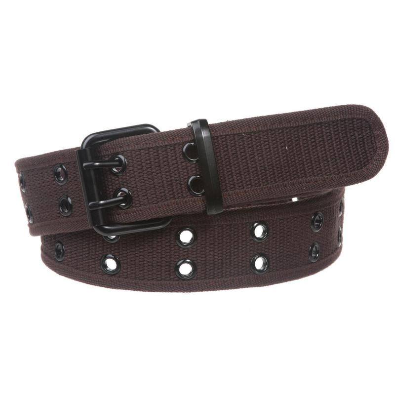 Big Tall Double Hole Grommets Canvas Web Belt Extra Large Plus Size