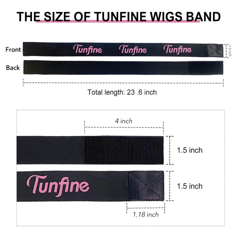 Tunfine Hair Elastic Bands For Lace Front Wig Install Band For Melting Lace Edge Lace Frontal Wig Bands For Keeping Wigs In Place Edge Wrap To Lay Edges Melt One Piece