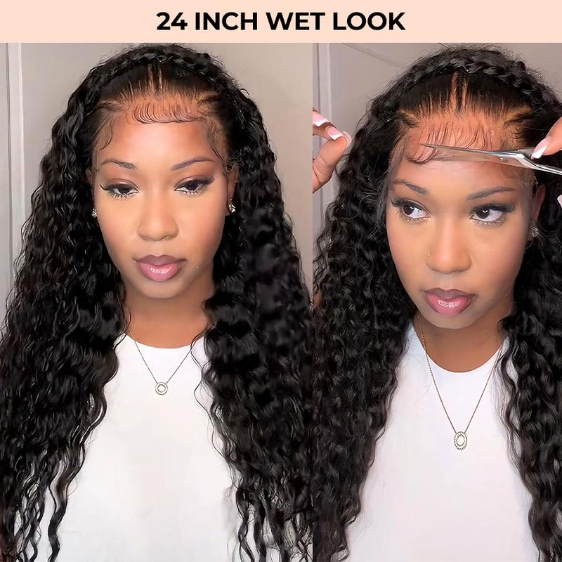 Alipearl Hair Dutch Pre Braided Deep Wave Stylist Wig Ready To Go Glueless 13x4 Lace Frontal Wig Pre Styled Pre Everything Wig