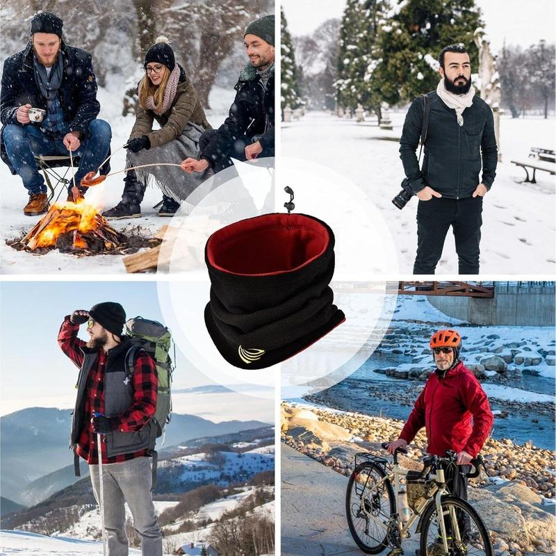 Winter Cycling Neck Warmer, Breathable Neck Gaiter, Outdoor Sports Neck Protective Gear for Skiing, Running, Hiking, Camping