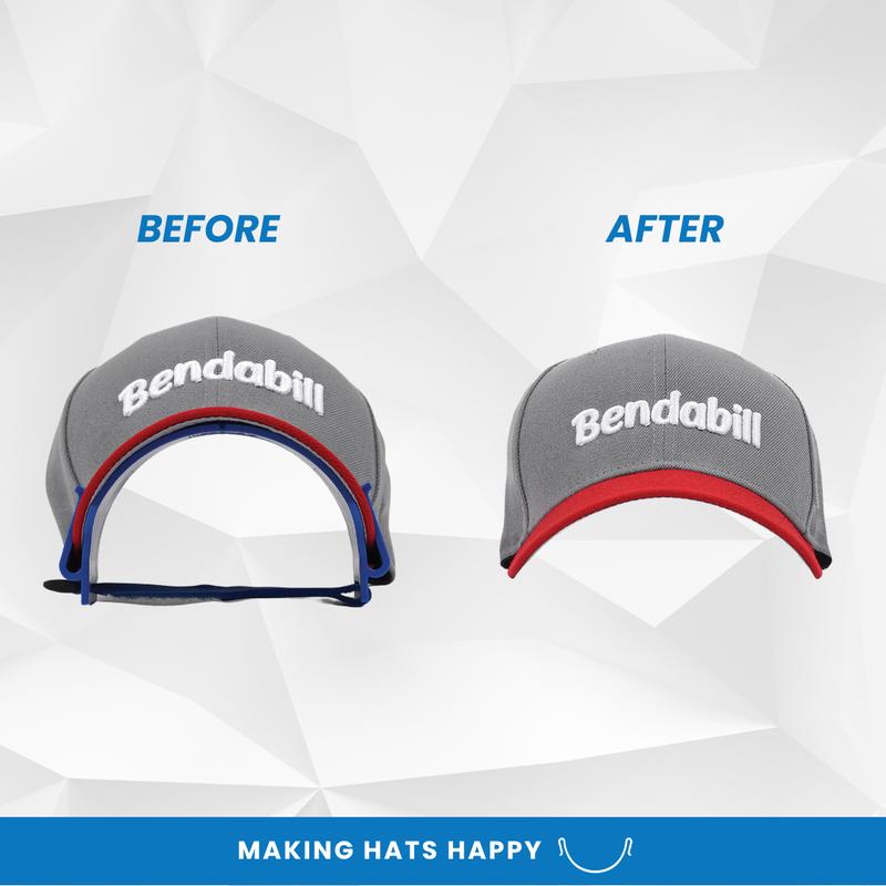 Bendabill Pro Hat Brim Bender  - The Perfect Curve Guaranteed - Adjustable Shaper Hat Curving Band - PERFECT CURVE GUARANTEED!