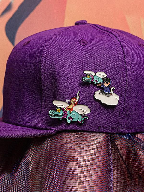 Cartoon Design Brooch, Cute Hat Pin, Fashion Accessories for Women & Men, Trendy All-match & Exquisite Brooch for Birthday Gift