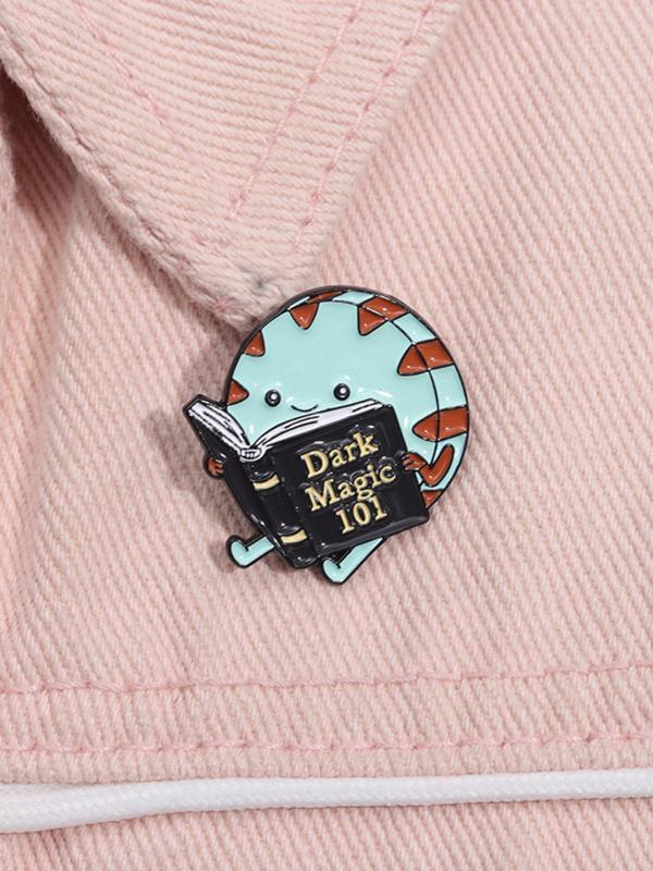 Cute Cartoon Design Brooch, Enamel Pin Suitable for Backpacks, Jeans, Scarves, Hats Decoration, Trendy All-match & Exquisite Streetwear Brooch for Birthday Gift