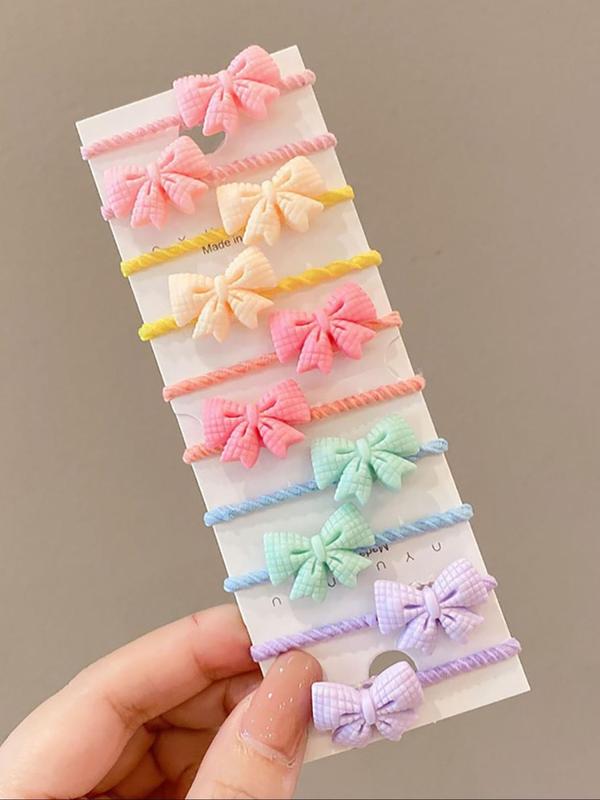 Cute Cartoon Animal & Flower Design Hair Ties, 60pcs pack Colorful Hair Scrunchies for Girls, Fashion Hair Accessories for Party, Daily Decor