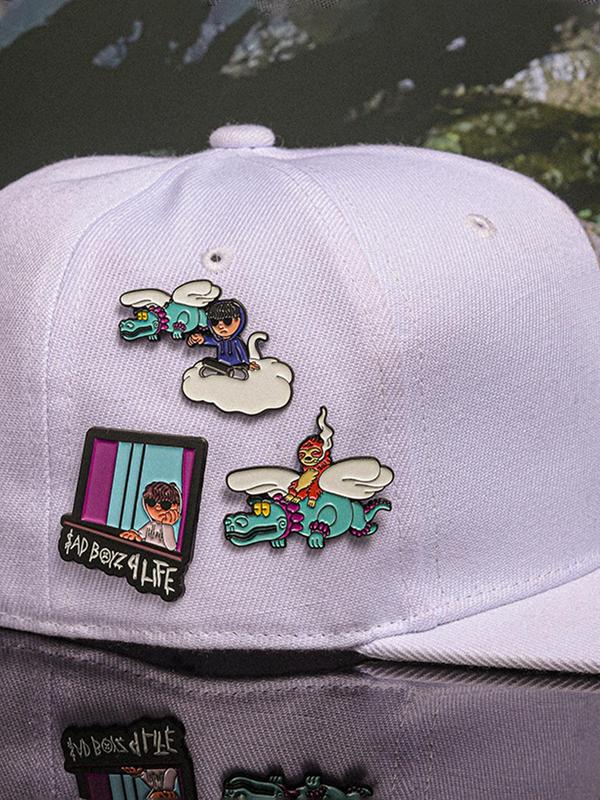 Cartoon Design Brooch, Cute Hat Pin, Fashion Accessories for Women & Men, Trendy All-match & Exquisite Brooch for Birthday Gift