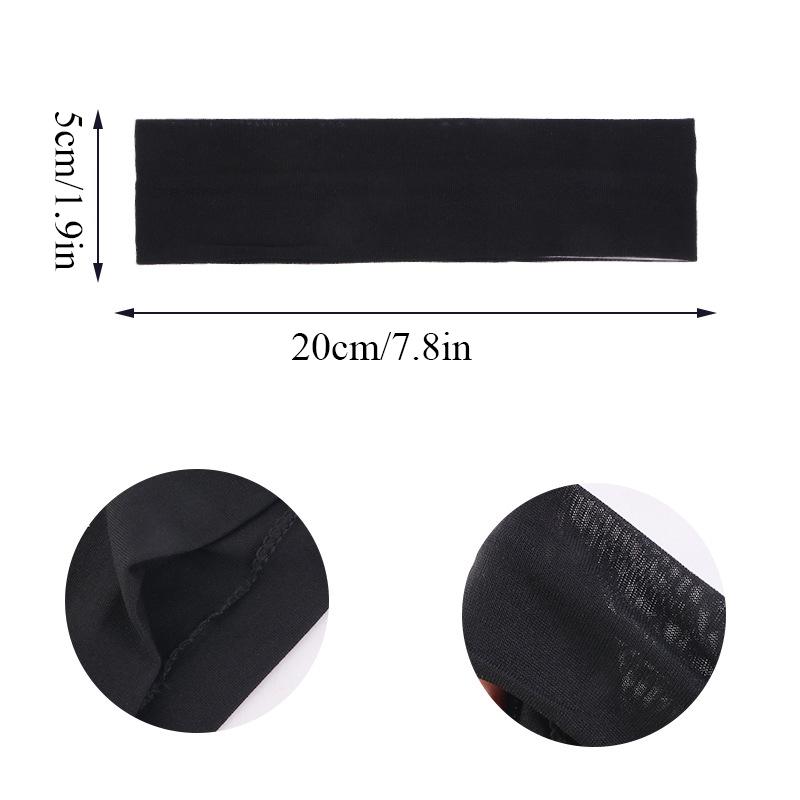 Summer Sports Headbands For Women Fitness Run Yoga Bandanas Solid Color Elastic Hair Bands Stretch Makeup Hair Accessories 2023