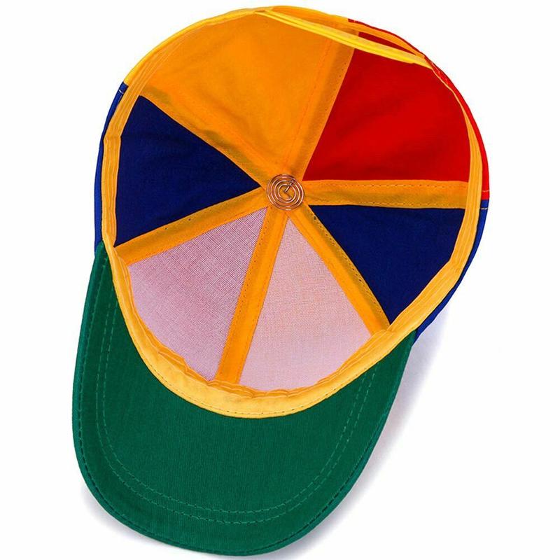 JMILYJW Unisex Rainbow Color Helicopter Propeller Cap Hat School Boy Fancy Dress Cap