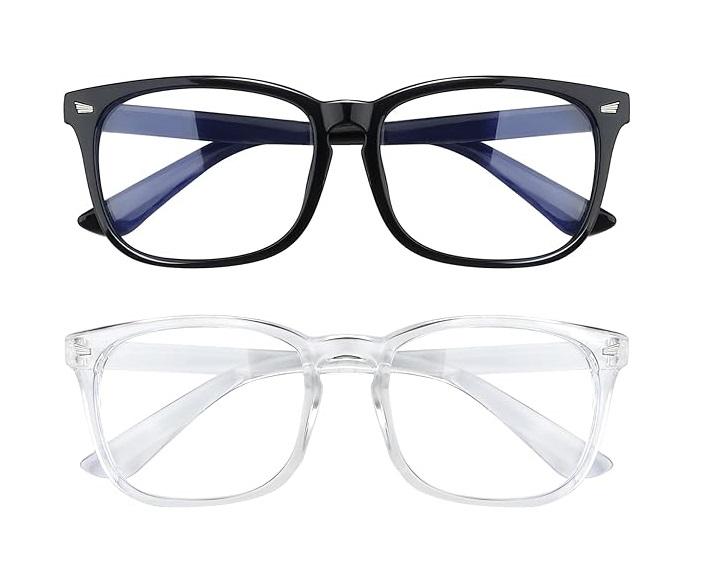 Blu-ray Gaming Glasses -- Lightweight Eyeglasses For Men Women -- Fashion Glasses for Daily Wear