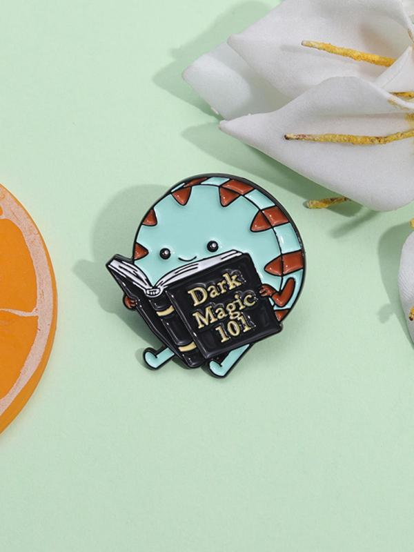 Cute Cartoon Design Brooch, Enamel Pin Suitable for Backpacks, Jeans, Scarves, Hats Decoration, Trendy All-match & Exquisite Streetwear Brooch for Birthday Gift