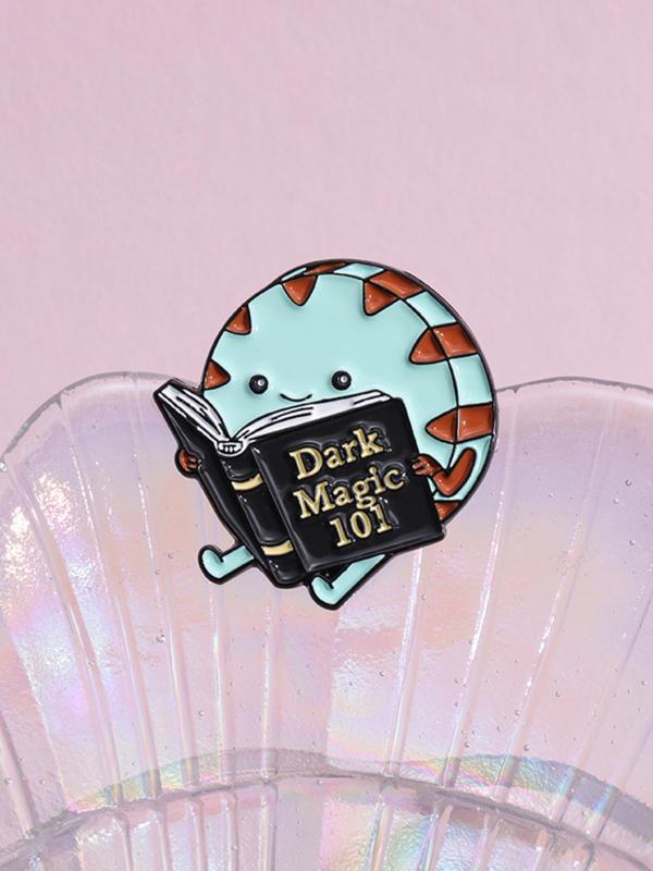 Cute Cartoon Design Brooch, Enamel Pin Suitable for Backpacks, Jeans, Scarves, Hats Decoration, Trendy All-match & Exquisite Streetwear Brooch for Birthday Gift