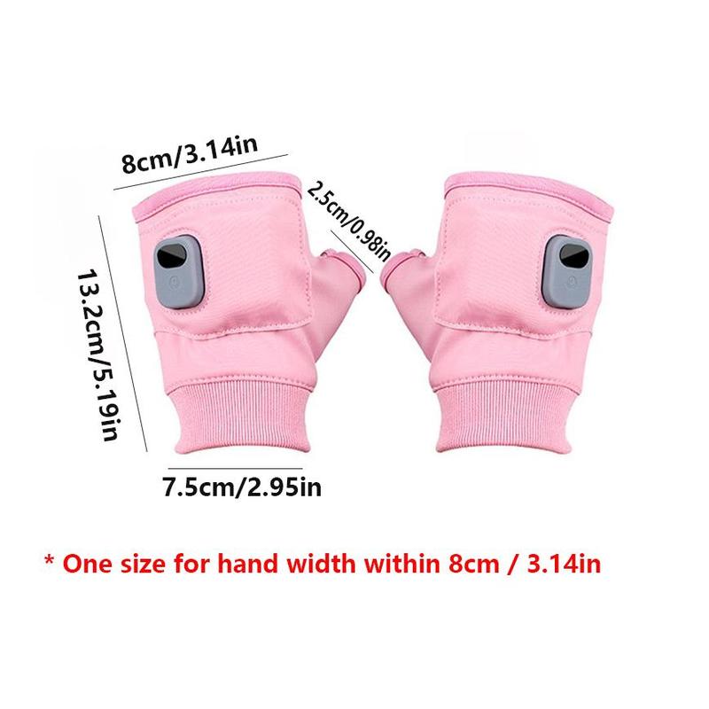 Heated Gloves, Rechargeable 3-level Temperature Control Heating Gloves, Winter Warm Gloves for Cycling, Skiing and Motorcycles