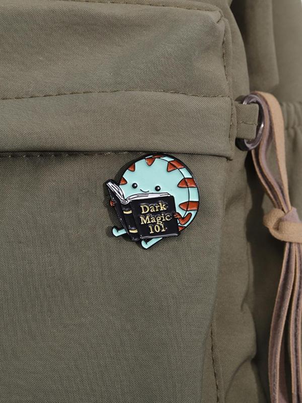 Cute Cartoon Design Brooch, Enamel Pin Suitable for Backpacks, Jeans, Scarves, Hats Decoration, Trendy All-match & Exquisite Streetwear Brooch for Birthday Gift