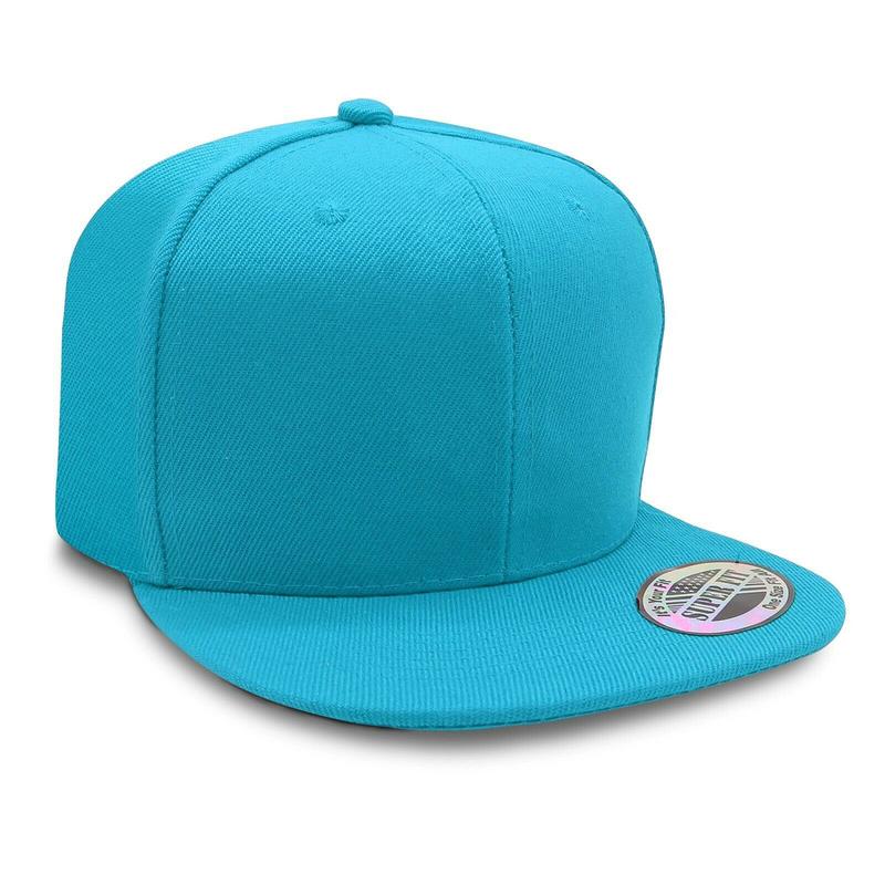 High-Quality Polyester Solid Snapback Cap - Classic Style, One Size Fits All