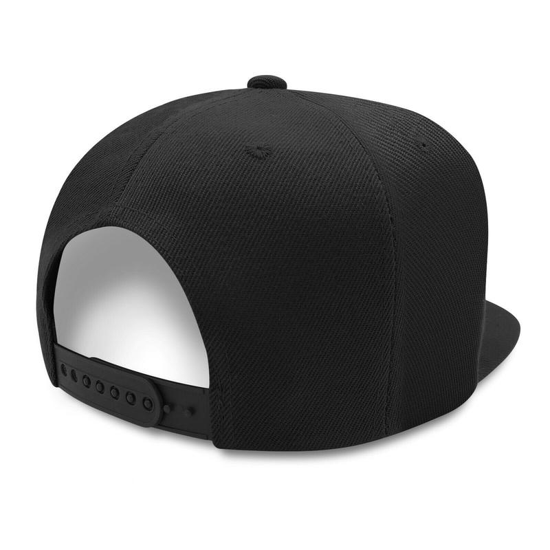 High-Quality Polyester Solid Snapback Cap - Classic Style, One Size Fits All