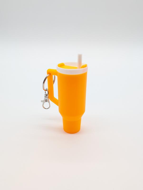 Tumbler Cup Lip Balm Lipstick Keychain Container Accessory