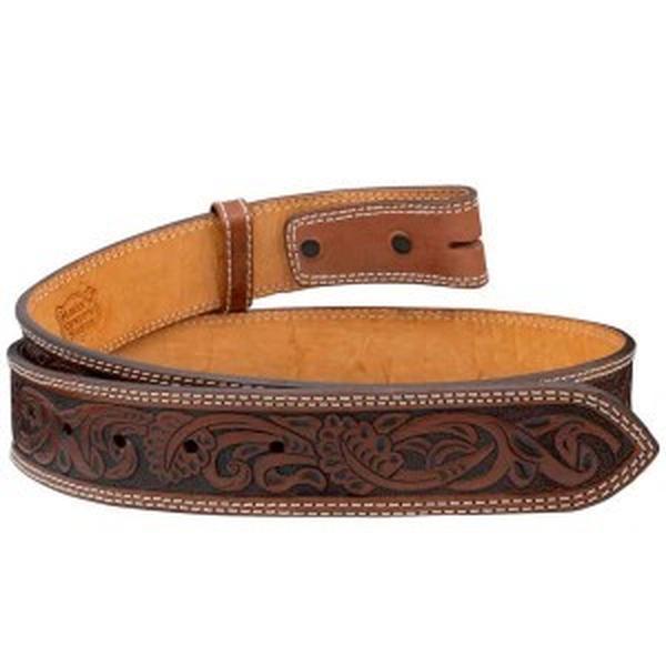 Crepe Myrtle Leather Western Cowboy Belt