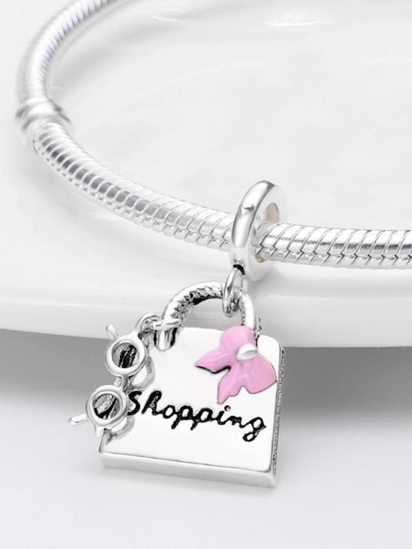 Fashion Letter Engraving Pendant,  DIY Jewelry Accessories for Bracelet & Necklace Making, Trendy All-match & Exquisite Diy Jewelry for Birthday Gift