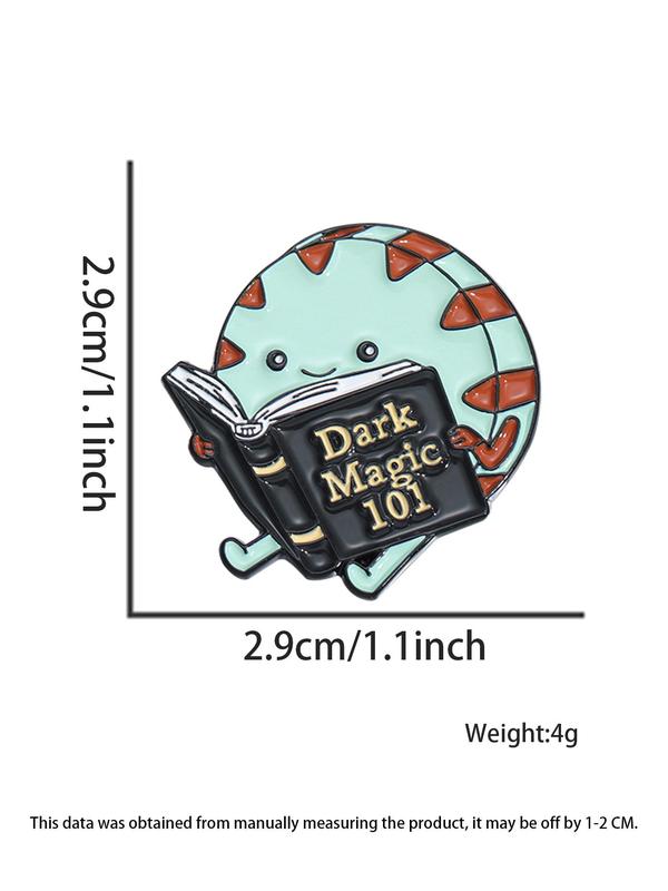 Cute Cartoon Design Brooch, Enamel Pin Suitable for Backpacks, Jeans, Scarves, Hats Decoration, Trendy All-match & Exquisite Streetwear Brooch for Birthday Gift