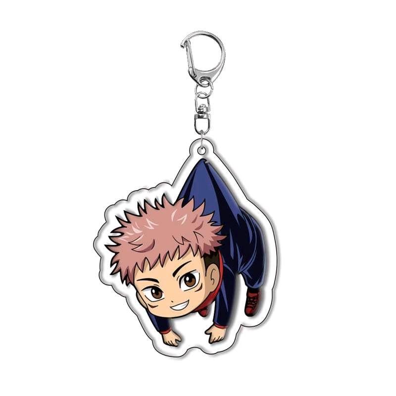 Jujutsu Kaisen keychains anime charms acrylic Gojo, Itadori, Sukuna, Megumi, Nobara, Panda