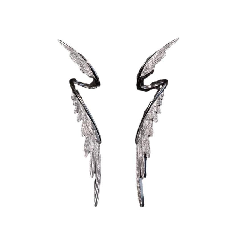 Needle rotating wing earrings with a cool and elegant style, personalized and high-end earrings