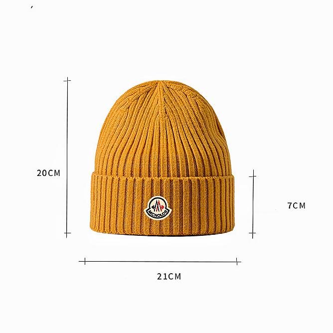 Moncler 2024 New Knitted Hip Hop Beanie Hat for Men&Women, UnisexAutumn Winter Warm Cap with Embroidery，Ski Cap