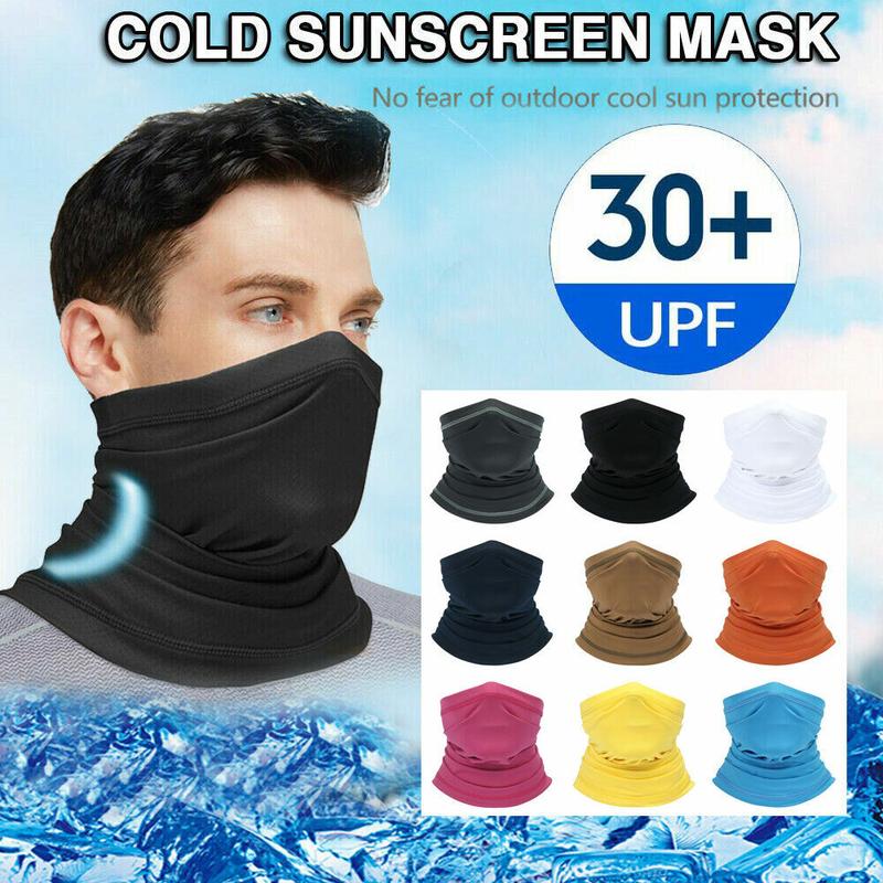 Bandana Neck Gaiter Headband Scarf Reusable Breathable UV Sun Shield Face Mask