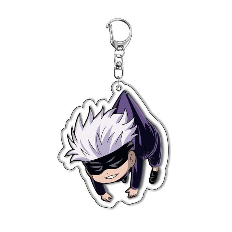 Jujutsu Kaisen keychains anime charms acrylic Gojo, Itadori, Sukuna, Megumi, Nobara, Panda