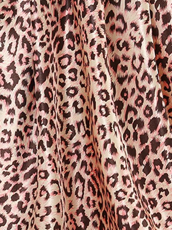 Women's Fashion Leopard Print Scarf, Casual Soft Breathable Headwrap for Daily Wear, Versatile Scarf for All Seasons