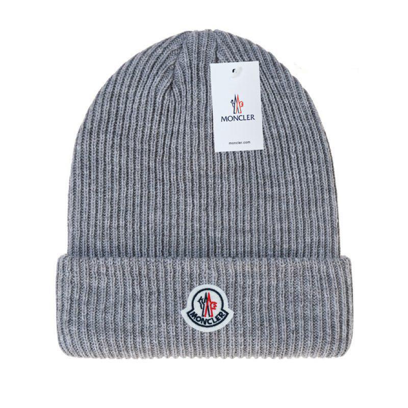 Moncler 2024 New Knitted Hip Hop Beanie Hat for Men&Women, UnisexAutumn Winter Warm Cap with Embroidery，Ski Cap