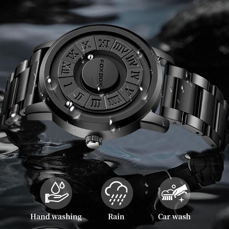 Lige lens-free suspended ball cool men's watch,a stylish accessory perfect for summer gifting. magnetic watch fox box watch