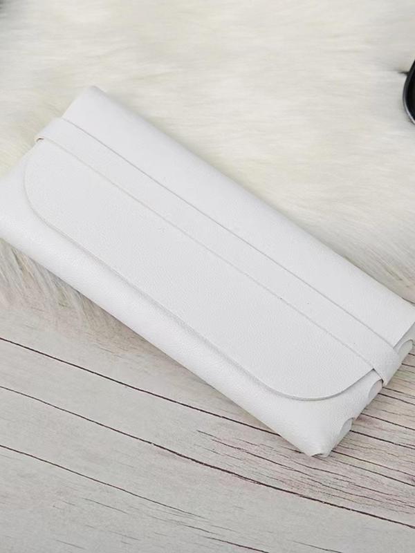 Solid Color Sunglasses Case, Portable Glasses Storage Bag, Glasses Case for Women & Men, Fashion Eyewear Accessories for Daily Life