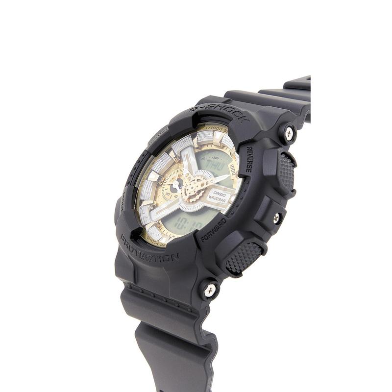 G-Shock GA110CD Series Watch in Black & Gold