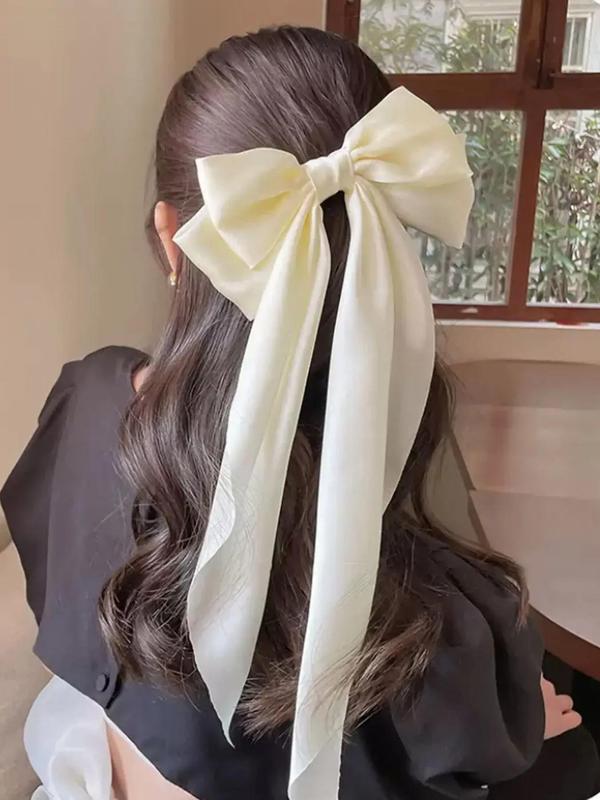 Daily Outfit Women's Elegant Large Size Bow Design Hair Clip, Fashion Tiered Layer Design Hair Accessories for Daily Wear