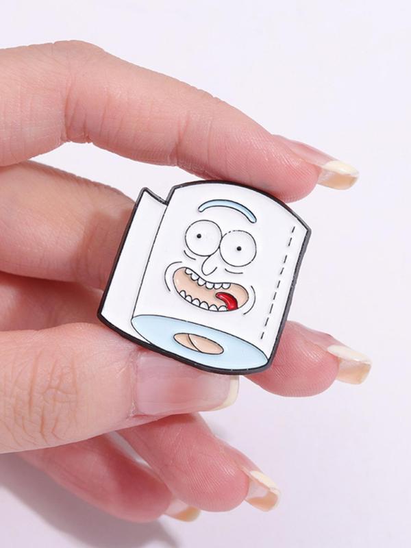 Cartoon Fruit & Character Design Brooch, Cute Enamel Pin Suitable for Backpacks, Jeans, Scarves, Hats Decoration, Fashion Accessories for Women & Men