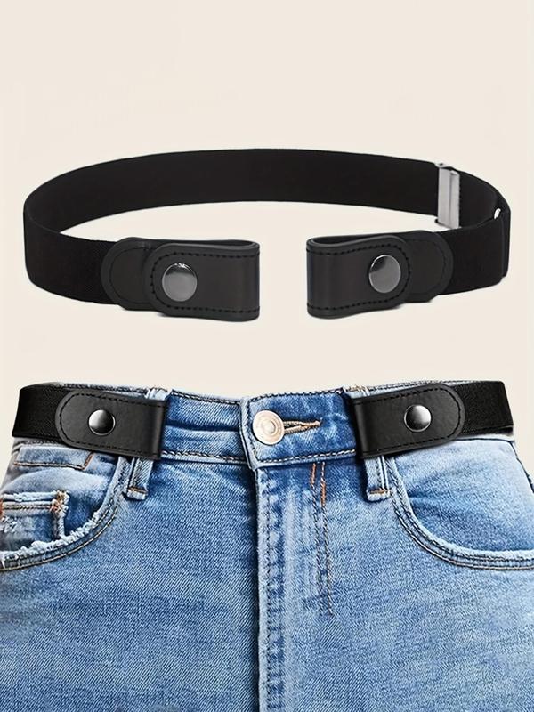 Women's Street Style Elastic Waistband, 2024 New Style Trendy Adjustable Waist Belt for Jeans, Fashionable Clothes Accessories for Daily & Party Decoration