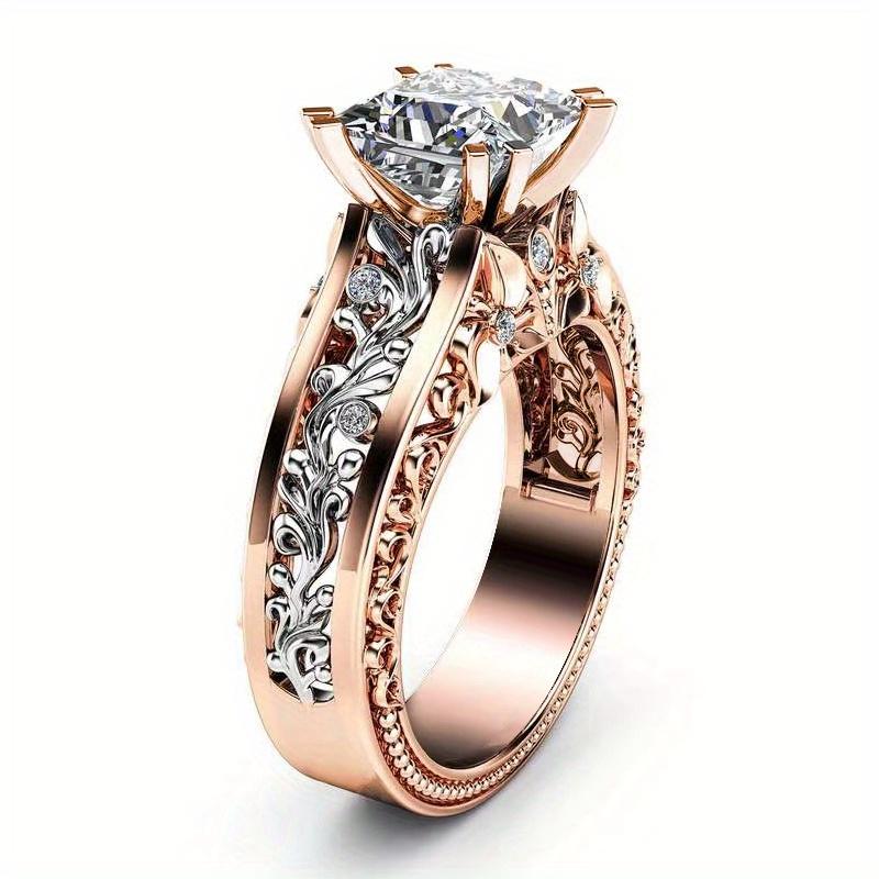 Classic Luxury Couple Ring Ring for Women Wedding Gift Lovers Jewelry