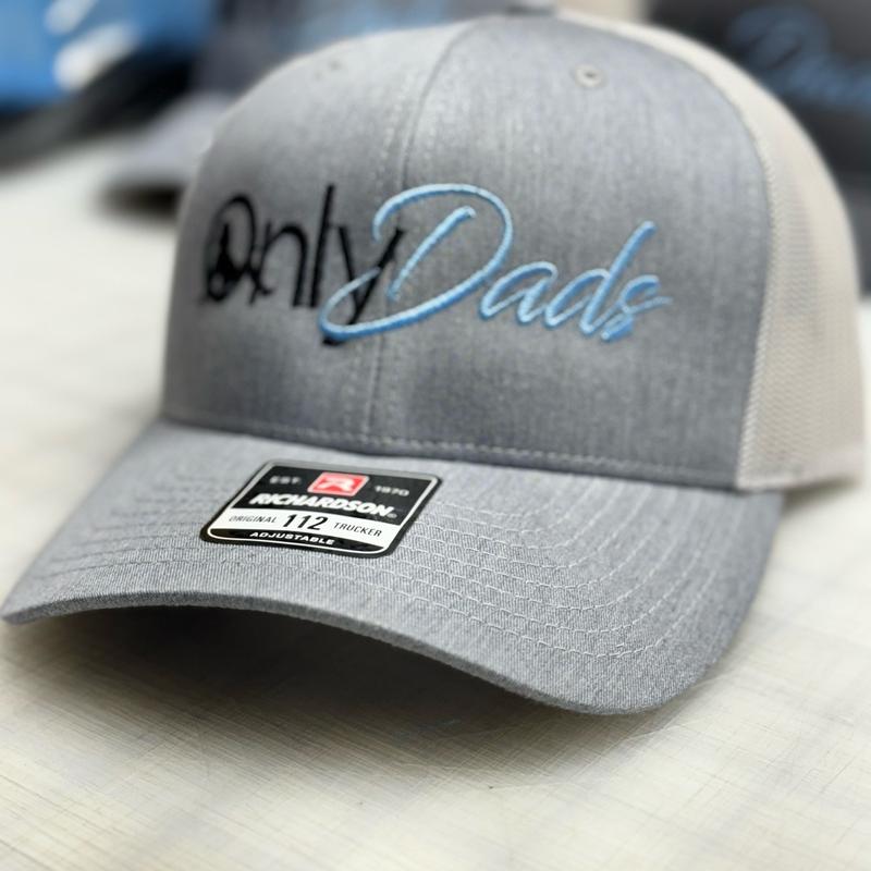 Richardson Only Dads Snapback Hat - Breathing Comfortable Fit for Men and Women in Casual Style