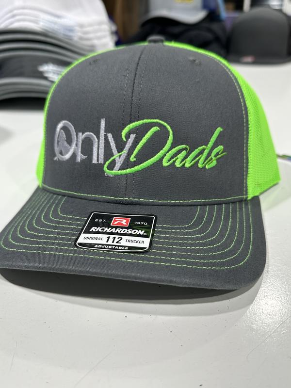 Richardson Only Dads Snapback Hat - Breathing Comfortable Fit for Men and Women in Casual Style