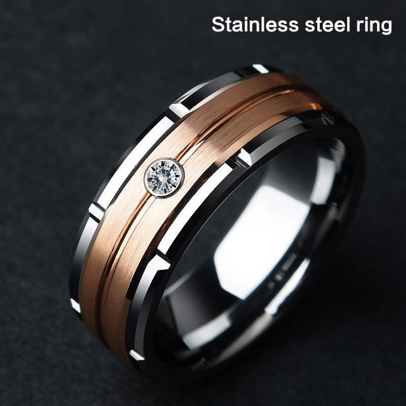 Classic Luxury Couple Ring Ring for Women Wedding Gift Lovers Jewelry