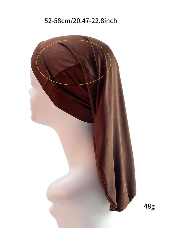 Dreadlocks Tube Sock Wide Elastic Headband Cap, Loc Cap, Minimalist Satin Head Wrap for Women Men Sleeping Caps & Loc Cap