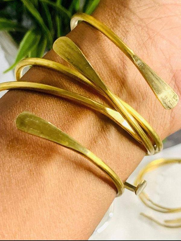 Women's Punk Style Cuff Bangle Set, 6 Counts Fashionable Minimalist Bangle Bracelets for Party, Daily Decor, Trendy All-match & Exquisite Jewelry for Birthday Gift