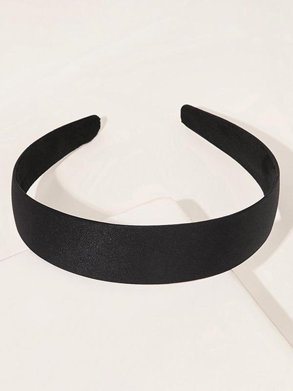 Simple Plain Casual Wide Hair Hoop, Daily Casual Versatile Hair Accessories for Women, Simple All-match Headband for Daily Used