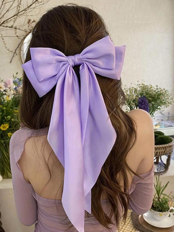 Daily Outfit Women's Elegant Large Size Bow Design Hair Clip, Fashion Tiered Layer Design Hair Accessories for Daily Wear