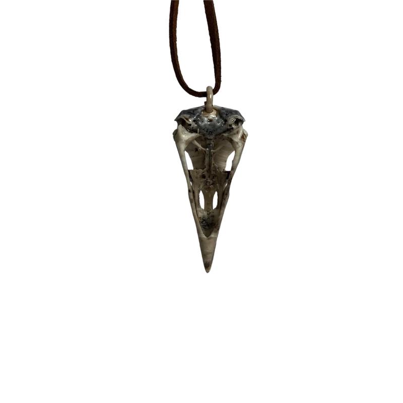 Raven Skull Necklace - Raven Skull Car Ornament