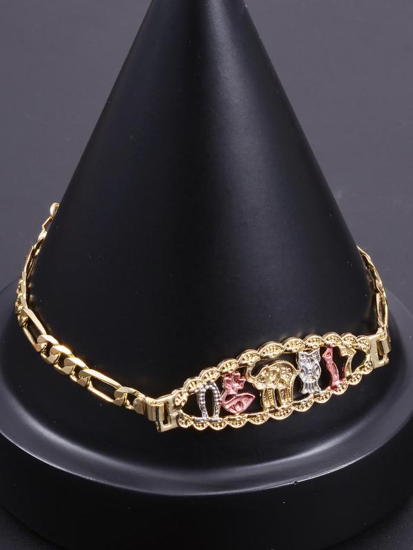 Fashion Creative Lucky Animal Design Braceletfor Men & Women, Fashion Jewelry for Party, Daily Decor, Trendy All-match & Exquisite Jewelry for Birthday Gift