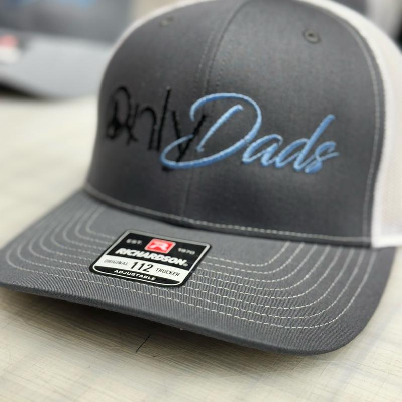 Richardson Only Dads Snapback Hat - Breathing Comfortable Fit for Men and Women in Casual Style