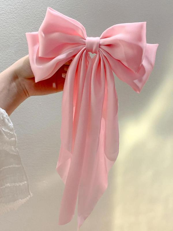 Daily Outfit Women's Elegant Large Size Bow Design Hair Clip, Fashion Tiered Layer Design Hair Accessories for Daily Wear