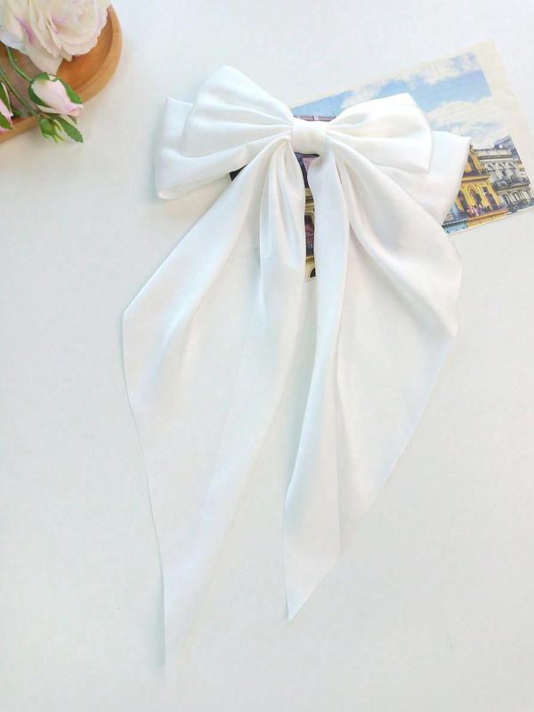 Daily Outfit Women's Elegant Large Size Bow Design Hair Clip, Fashion Tiered Layer Design Hair Accessories for Daily Wear