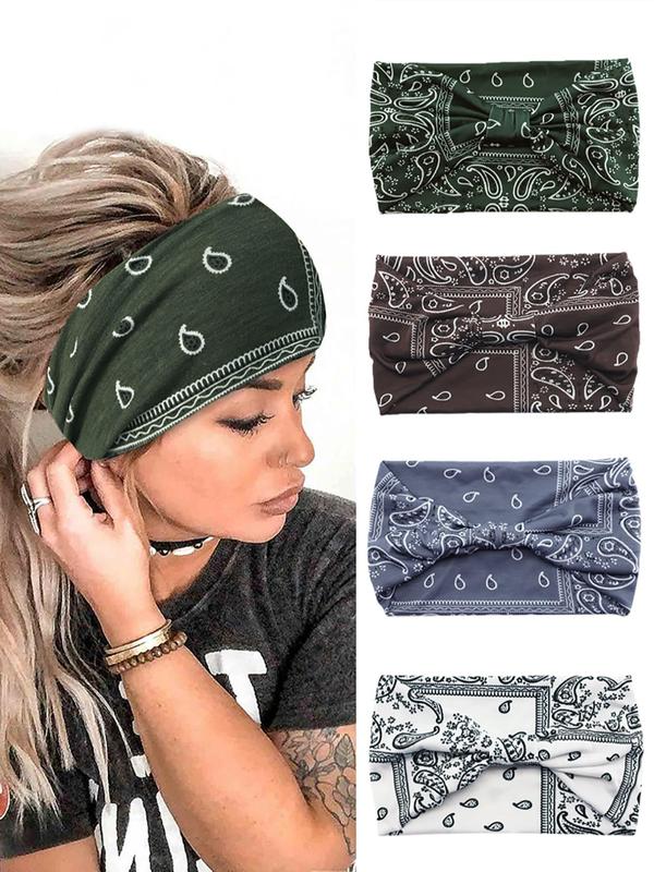 Women's Summer Simple Plain Color Elastic Headbands for Women & Girls Back To School, Minimalist Headwear Hair Accessories Suitable for Thick Hair Summer Hairstyles Ideas, Fall Outfits, Fall Freshness