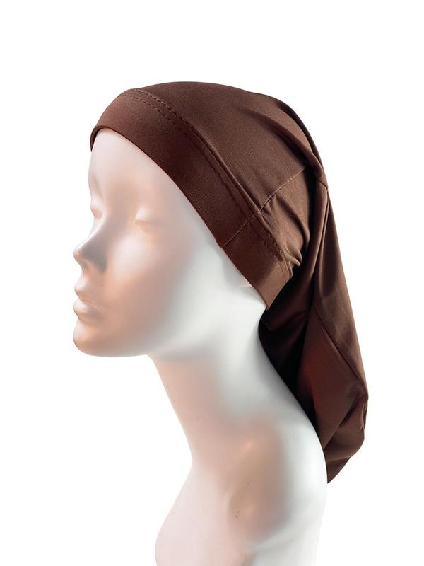 Dreadlocks Tube Sock Wide Elastic Headband Cap, Loc Cap, Minimalist Satin Head Wrap for Women Men Sleeping Caps & Loc Cap